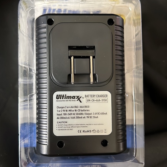 Rapid charger for aaa aa 9v ni-mh nicd batteries - Picture 2 of 3